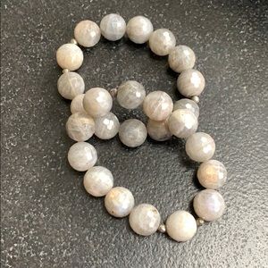 Genuine labradorite beaded bracelets